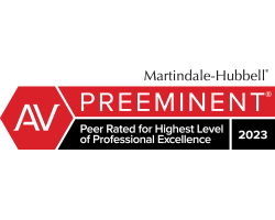 2023 AV Rated by Martindale Hubbell